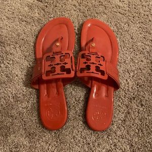 Tory Burch Miller sandals SZ 9 burnt orange